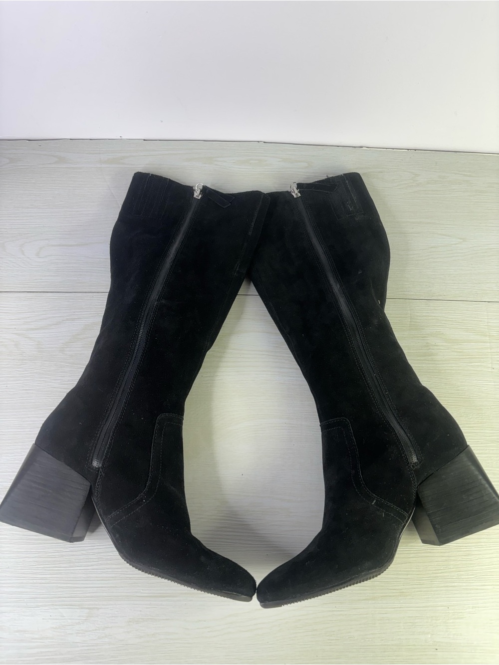 Blondo Tessa Fashion Boots, Black Suede, Women's 7.5M